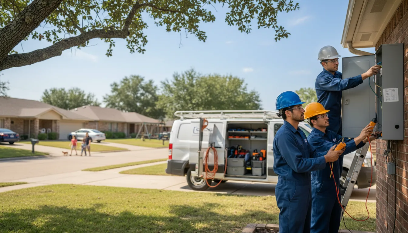 Certified electrician providing emergency electrical services in Lingle, WY